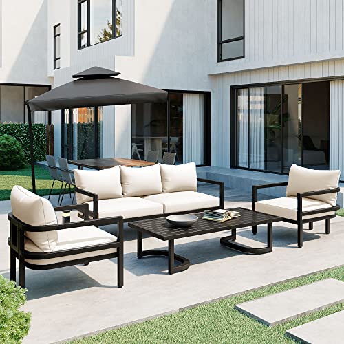 VilroCaz 4-Piece Outdoor Steel Sofa Set